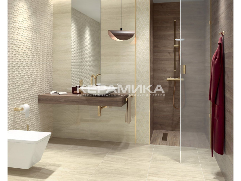 Paradyż Silence Beige Glossy_ _II.o - KÉSZLET EREJÉIG! falicsempe 25x75 - Image 3