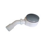 Zuhanytálcaszifon O90 mm, krómozott, 60 mm alacsony
