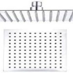 VivaStyle IGUAZU esőztető fejzuhany - INOX - slim - szögletes - 20 cm x 20 cm