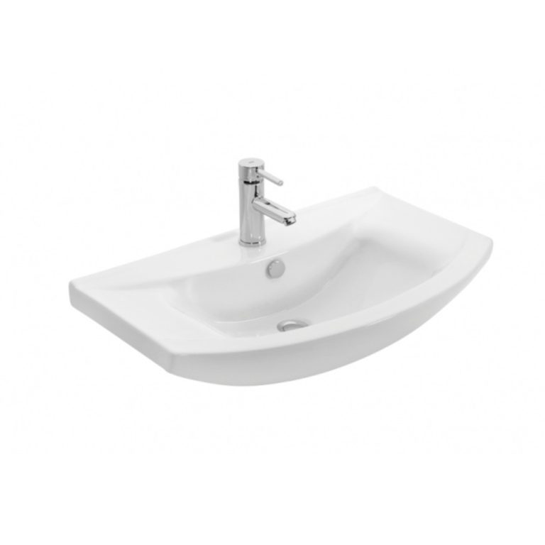 Viva SZQUARE 65 lábon álló fürdőszobabútor Sanovit ZENON 6065 porcelán mosdóval 65 x 47 cm - Image 6