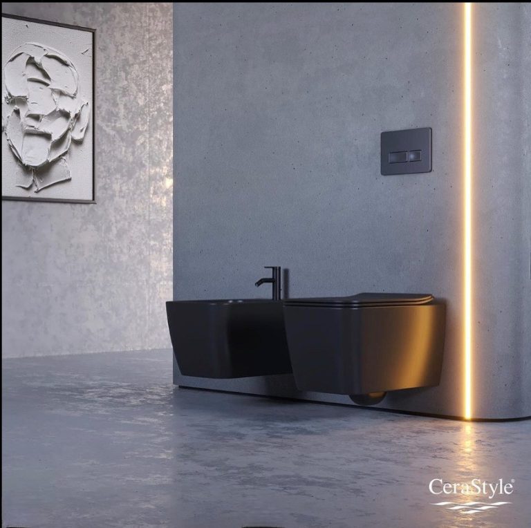 CeraStyle IBIZA / HERA WC ülőke - MATT FEKETE - duroplast - lecsapódásgátlós - könnyen levehető - Image 2
