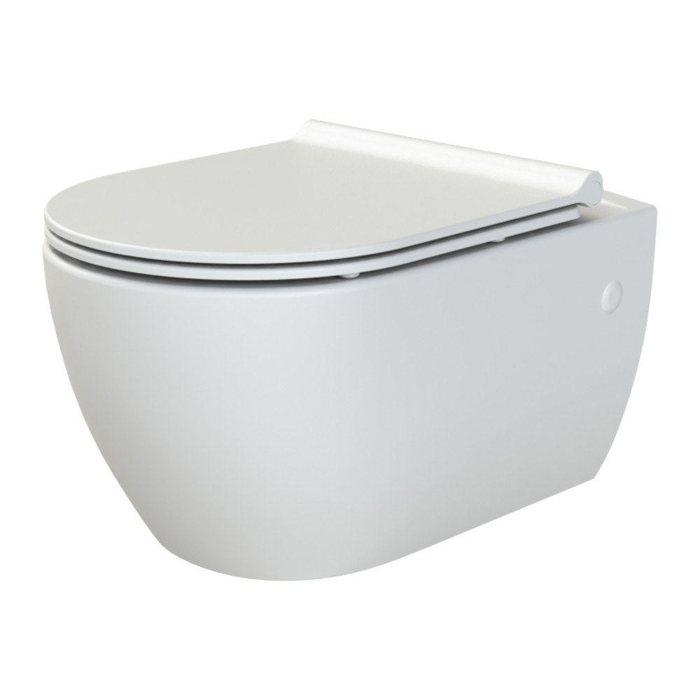 CeraStyle CITY SLIM WC ülőke - MATT FEHÉR - duroplast - lecsapódásgátlós - könnyen levehető - Image 2