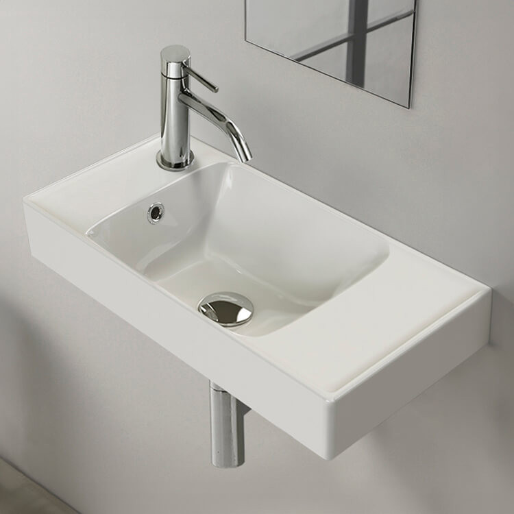 CeraStyle SHARP - BAL CSAPLYUKAS - porcelán mosdókagyló - 60 x 30 cm - Image 2
