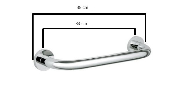 Viva CUBE - fürdőszobai kiegészítő - kádkapaszkodó 37,5 cm