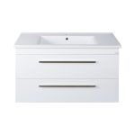 TMP VIVA 100 fali fürdőszobabútor - Sanovit ATRIA 9100 porcelán mosdóval - 101 x 46 cm