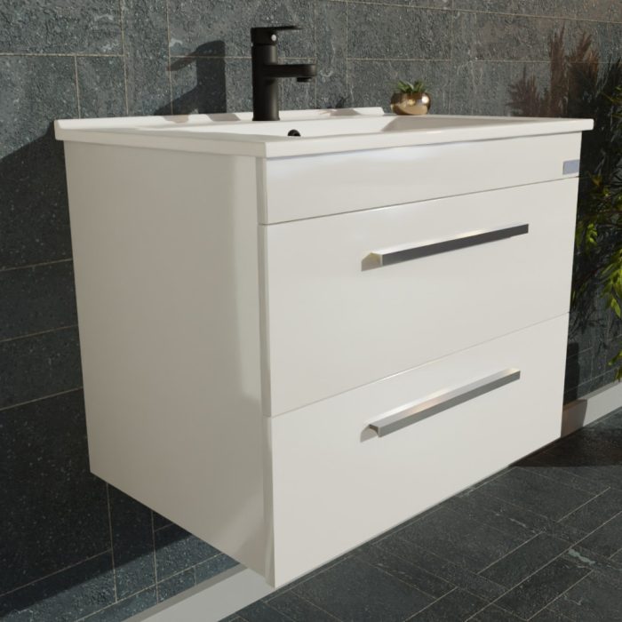TMP VIVA 100 fali fürdőszobabútor - Sanovit ATRIA 9100 porcelán mosdóval - 101 x 46 cm