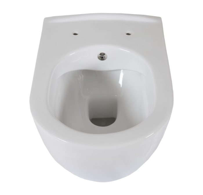 CeraStyle CITY fali WC - BEÉPÍTETT bidé funkcióval - rimless - perem nélküli - 53 cm
