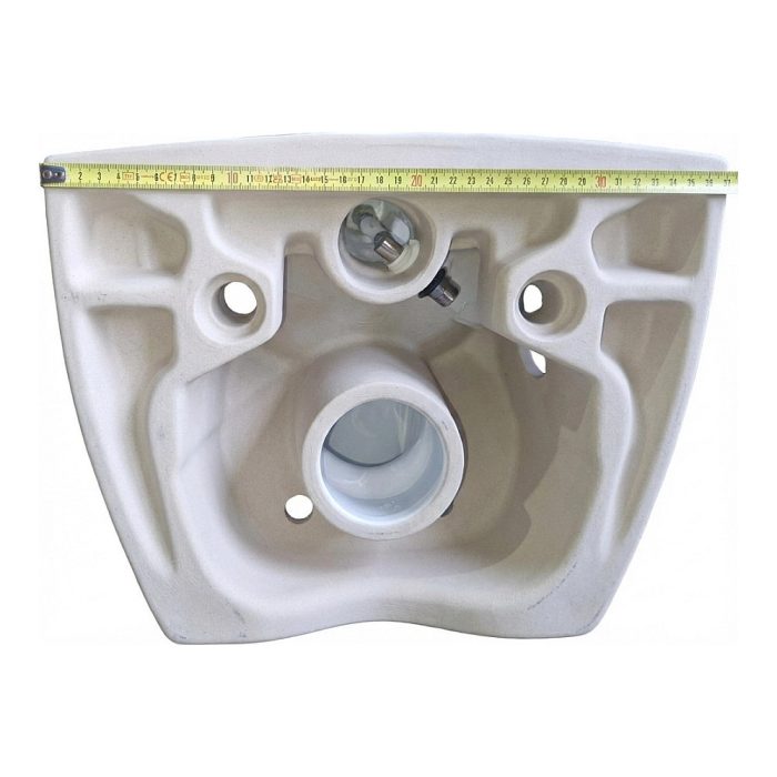 CeraStyle CITY fali WC - BEÉPÍTETT bidé funkcióval - rimless - perem nélküli - 53 cm