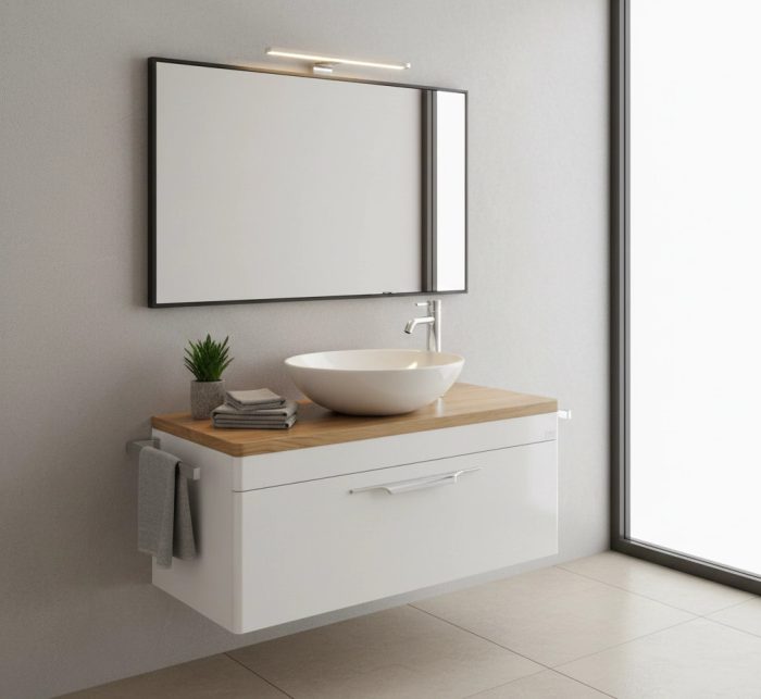 CeraStyle ZERO - PULTRA ültethető - Top Counter - porcelán mosdó - O - Ø 46 cm