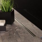 Pestan zuhanyfolyóka Confluo Slim Line 30 cm