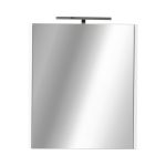 Piramida AKVA 60 H Tükrös fürdőszobai szekrény -1 ajtós kivitel - LED világítással - 60 x 69 x 13 cm