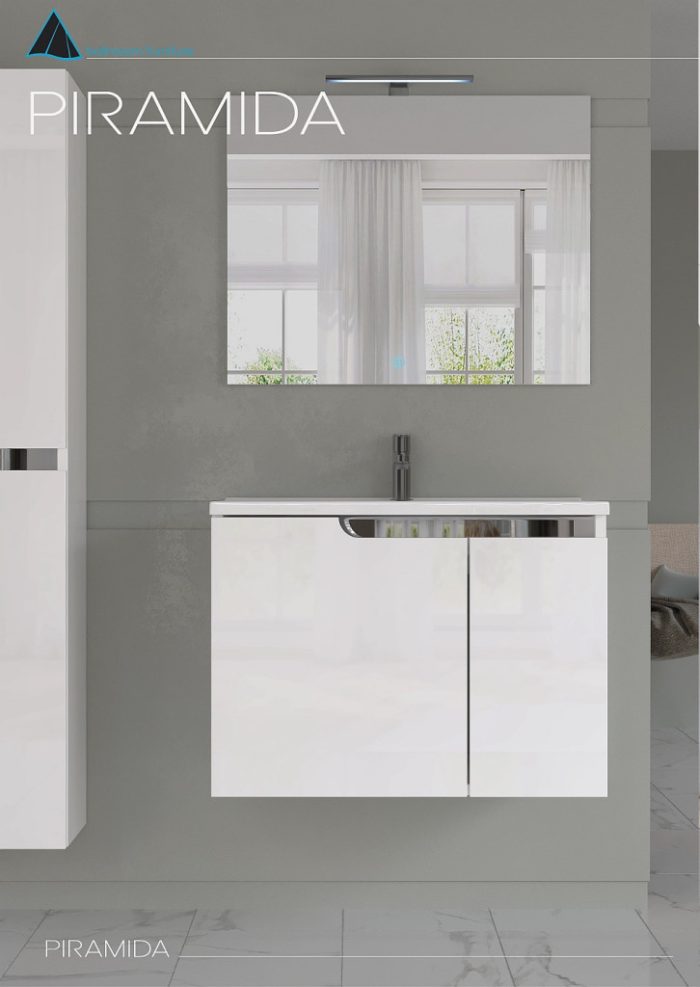 Piramida PERLA 75 G fürdőszobai tükör LED világítással - érintőkapcsolóval - 75 x 60 x 4 cm
