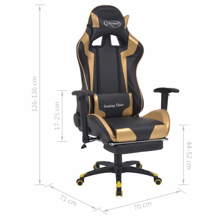 Novaro Játék Szék Arany 70 x 71 x 136 cm Mübőr - Image 7