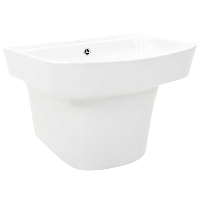 Novaro Mosdó Fehér 50 x 45 x 41 cm Zöldített Cserép - Image 2