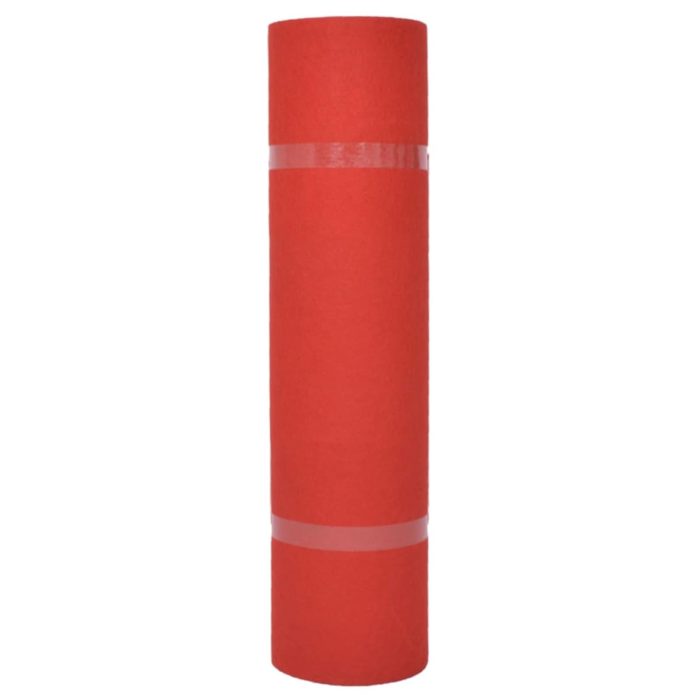 Novaro Szőnyeg Egyszínű Piros 1,2 x 12 m Poliészter - Image 3