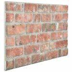 Novaro Fali panelek 10 db 100 x 50 cm Piros EPS Hab