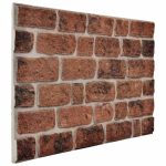Novaro Fali panelek 10 db 100 x 50 cm Barna Tégla EPS Hab