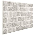 Novaro Fali panelek 10 db 100 x 50 cm Világosszürke EPS Hab