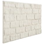 Novaro Fali panelek 10 db 100 x 50 cm Fehér EPS Hab