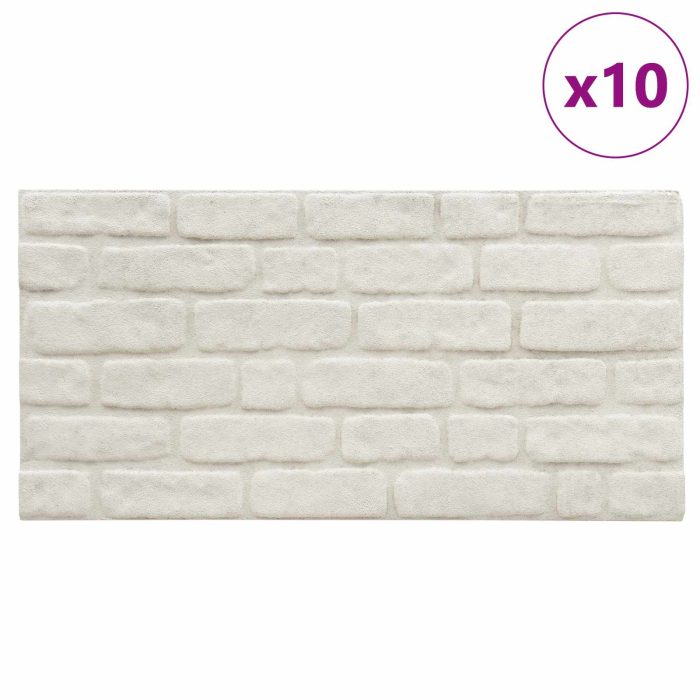 Novaro Fali panelek 10 db 100 x 50 cm Fehér EPS Hab - Image 2