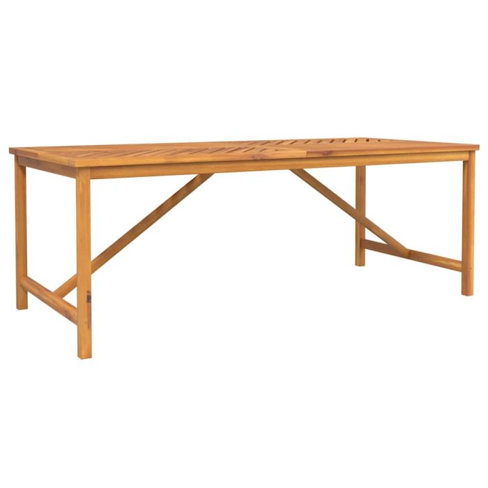 Novaro Kert étkező szett 9 db Barna Tömör Akácfa - Image 6