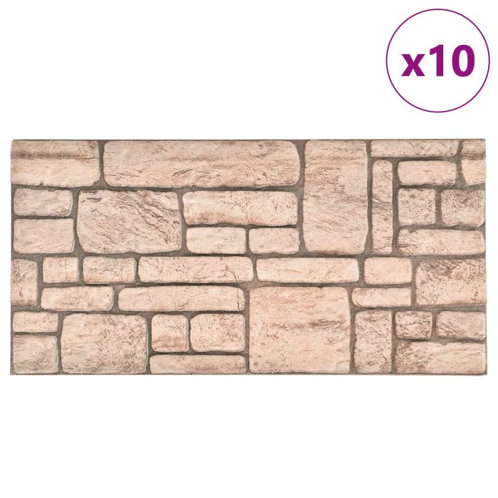 Novaro Fali panelek 10 db 100 x 50 cm Bézs EPS Hab - Image 2