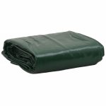 Novaro Ponyva 650g / m² Zöld 1 x 2,5 m Vászon PVC bevonattal