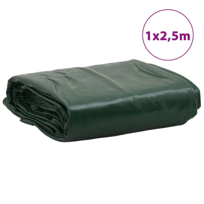 Novaro Ponyva 650g / m² Zöld 1 x 2,5 m Vászon PVC bevonattal - Image 8