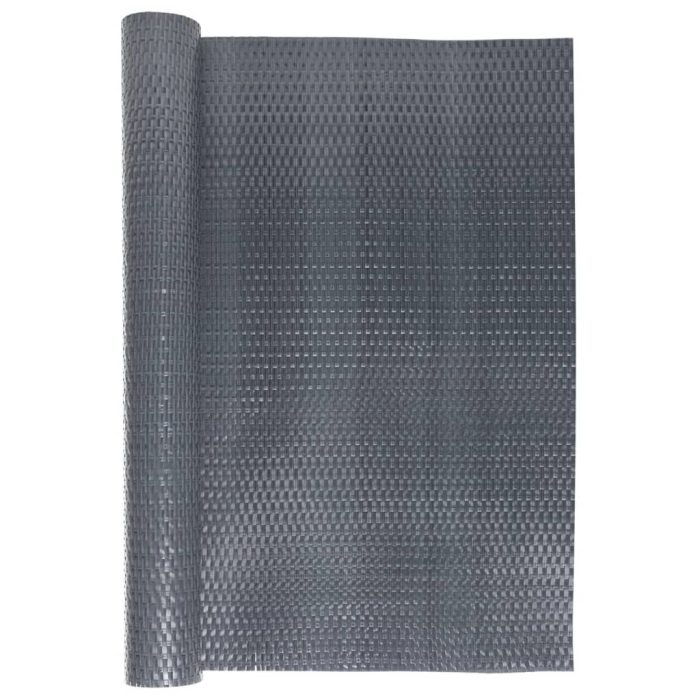 Novaro antracitszürke polyrattan erkélyparaván 300 x 80 cm - Image 3