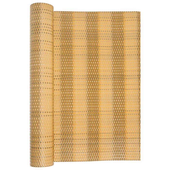 Novaro világosbarna polyrattan erkélyparaván 300 x 80 cm - Image 3
