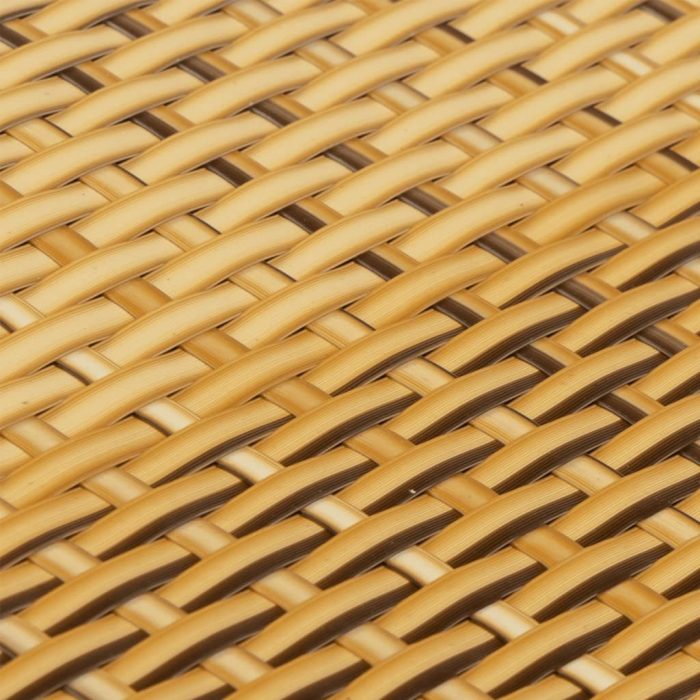 Novaro világosbarna polyrattan erkélyparaván 300 x 80 cm - Image 6