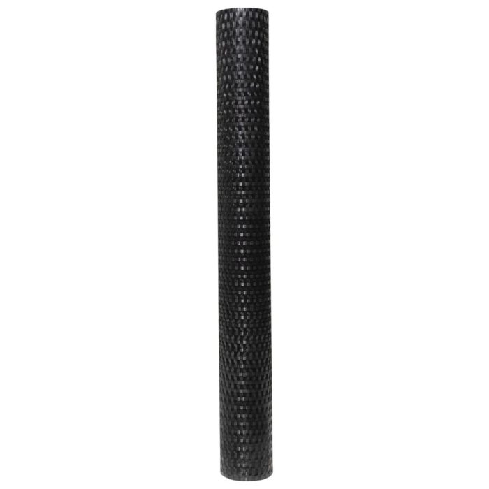 Novaro fekete polyrattan erkélyparaván 1000 x 80 cm - Image 4