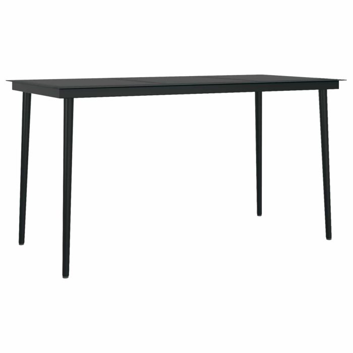 Novaro Kert étkező szett 5 db Fekete polirattan - Image 5