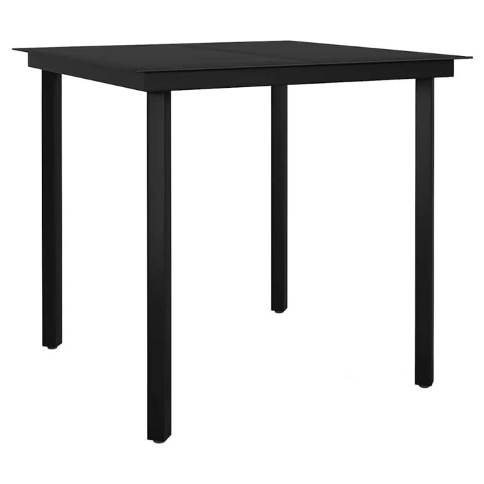 Novaro Kert étkező szett 3 db Fekete polirattan - Image 5