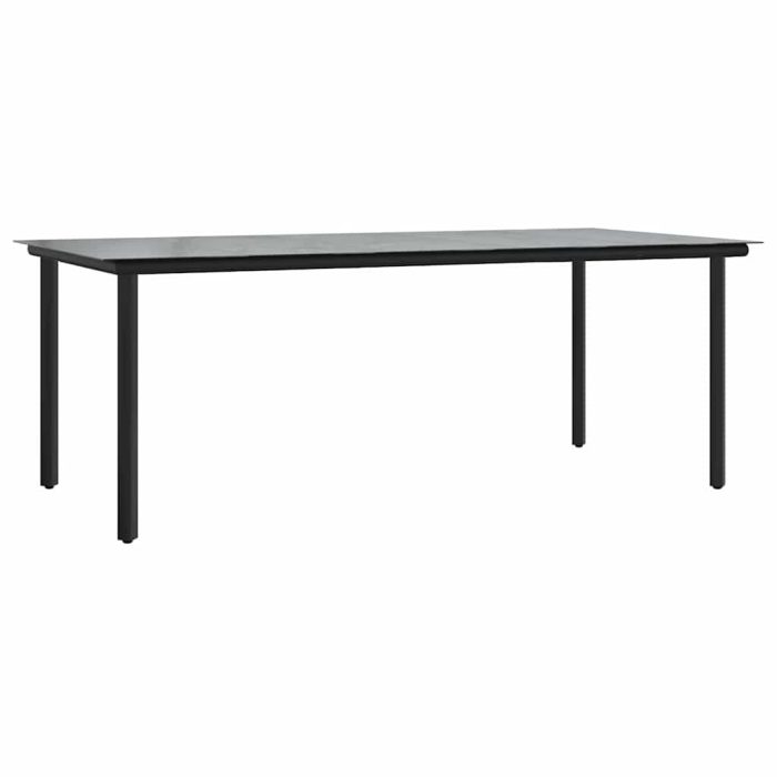 Novaro Kert étkező szett 9 db Fekete polirattan - Image 5