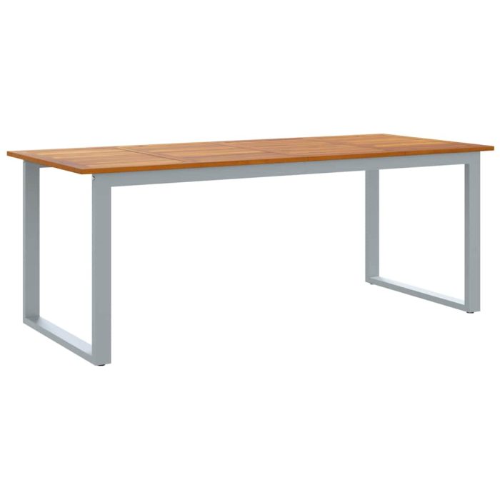 Novaro Kert étkező szett 7 db Szürke Tömör Akácfa - Image 5