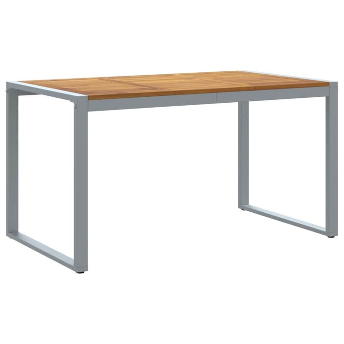 Novaro Kert étkező szett 7 db Szürke Tömör Akácfa - Image 5