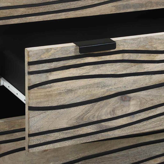 Novaro Tálalószekrény készlet 2 db Fehér 120 x 33 x 75 cm - Image 8