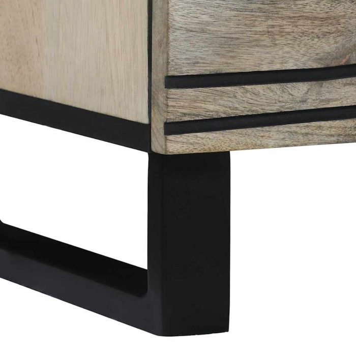 Novaro Tálalószekrény készlet 2 db Fehér 120 x 33 x 75 cm - Image 9