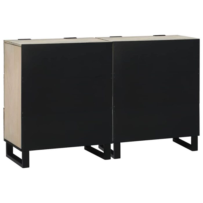 Novaro Tálalószekrény készlet 2 db Fehér 120 x 33 x 75 cm - Image 6