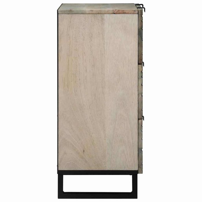 Novaro Tálalószekrény készlet 2 db Fehér 120 x 33 x 75 cm - Image 5