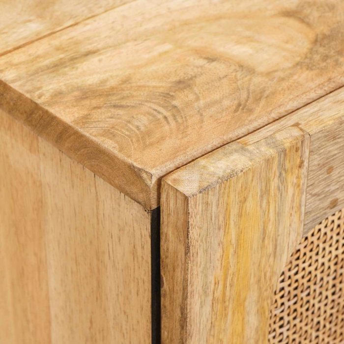 Novaro Széf 2 db 60 x 33 x 75 cm Tömör Mangófát Barna - Image 6