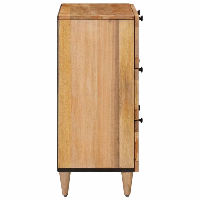 Novaro Széf 2 db 60 x 33 x 75 cm Tömör Mangófát Természetes - Image 5