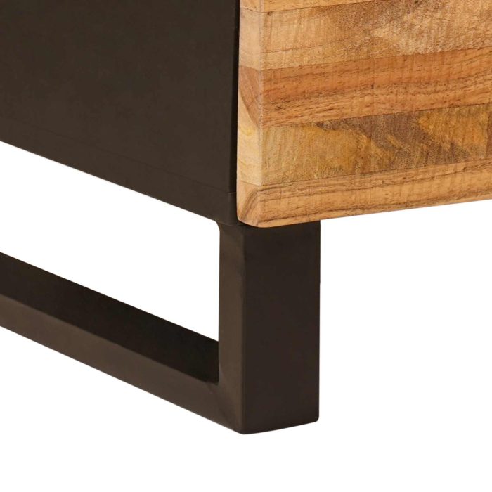 Novaro Széf 2 db 60 x 33 x 75 cm Tömör Mangófát Barna - Image 9