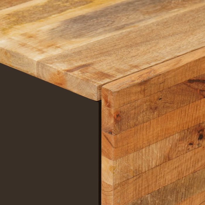 Novaro Széf 3 db 60 x 33 x 75 cm Tömör Mangófát Barna - Image 8