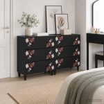 Novaro Tároló szekrények 2 db 120 x 33 x 75 cm Tömör Mangófát Sokszínű