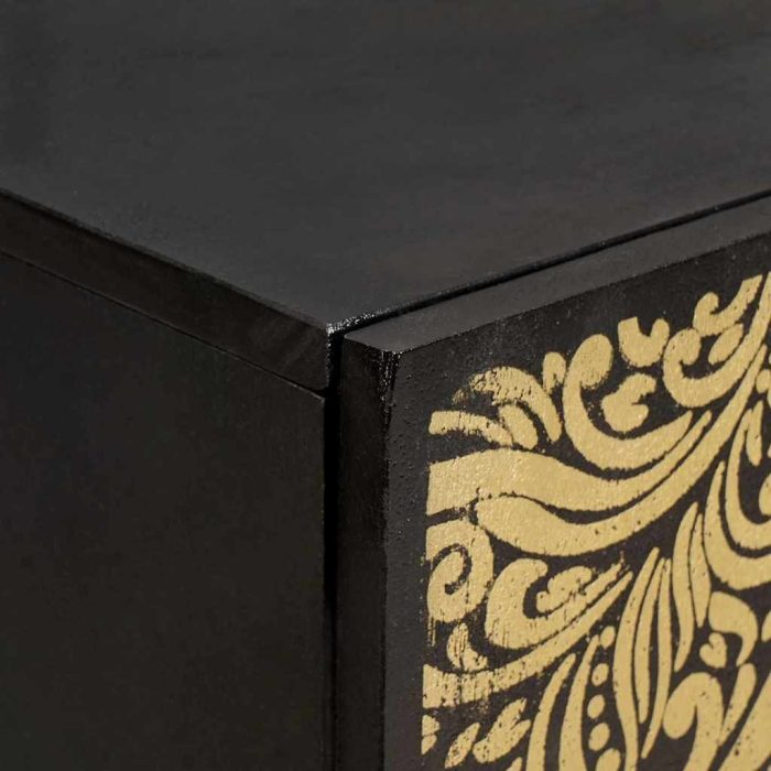 Novaro Fürdőszobai Szekrény Szett 3 db 180 x 33 x 75 cm Tömör Mangófát - Image 7