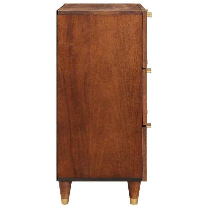 Novaro Tálalószekrény készlet 2 db 60 x 33,5 x 75 cm Tömör Mangófát - Image 5