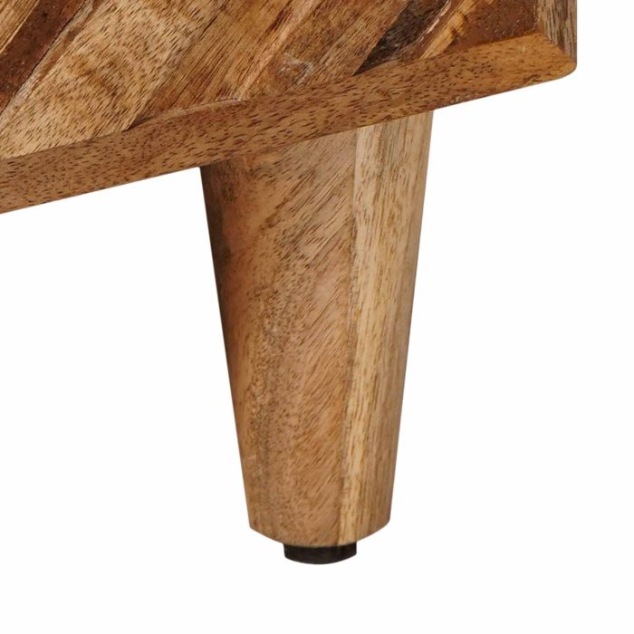 Novaro Tároló szekrények 2 db 60 x 33,5 x 75 cm Tömör Mangófát Barna - Image 9