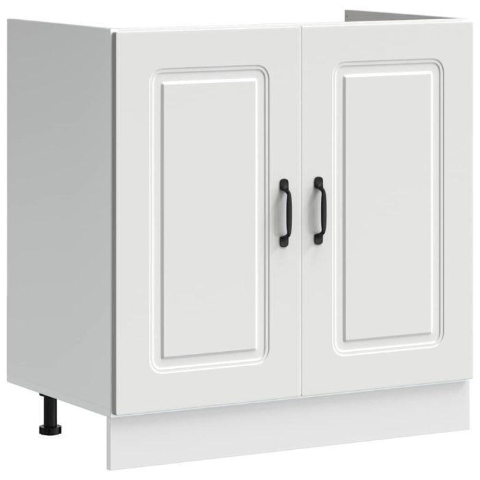Novaro Konyhaszekrény Kalmar Fehér 80 x 46 x 81,5 cm Szerelt Fa - Image 4